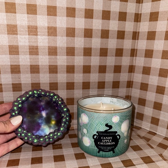 NEW B&BW Candy Apple Cauldron Candle/Bubble Lid - Picture 4 of 7